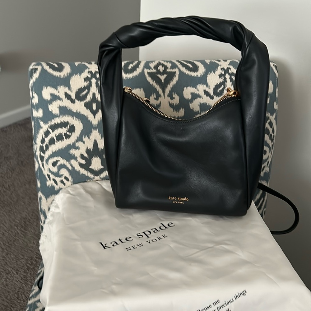 NWT Kate Spade New York leather twill bag